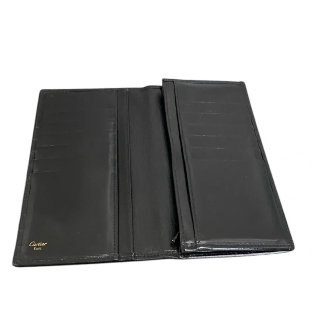 Cartier Pasha Long Bifold Wallet in Black